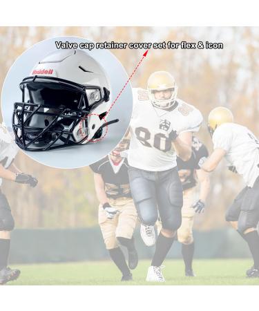 LUAATT Bladder Valve Screws 6 PCE Threaded Valve Retainer Caps for Riddell Speedflex Football Helmets Accessories - Buy Online on GoSupps.com