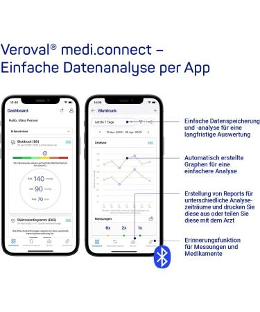 Buy Veroval Compact BPU 26 Blood Pressure Monitor - AFIB Detection Bluetooth App Sync Easy to Use - Buy Online on GoSupps.com