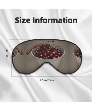 SSIMOO Black Cherry Sleep Mask - Adjustable Breathable & Fashionable Eye Mask for Ultimate Comfort | International Shipping - Buy Online on GoSupps.com