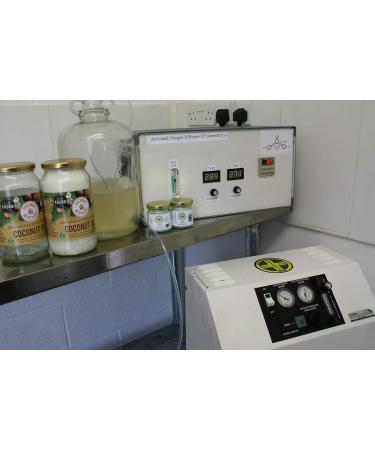 Ozonated Coconut Oil (Organic Cold Pressed) - 120g (3.3 fl oz) in Glass Jar - Buy Online on GoSupps.com