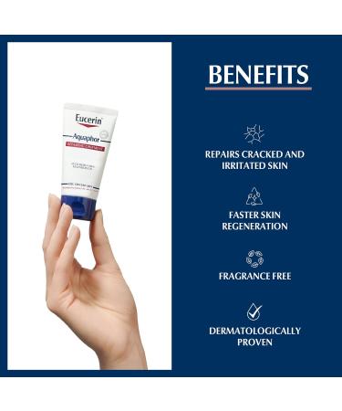 Beiersdorf Eucerin Aquaphor Soothing Skin Ointment - Dermatologist Recommended - Buy Online on GoSupps.com