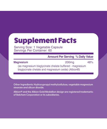 Feel Great Magnesium Bisglycinate High Absorption Buffered & Chelated Magnesium for Muscle Bone & Joint Support 60 Easy-to-Swallow Vegan Capsules - Buy Online on GoSupps.com