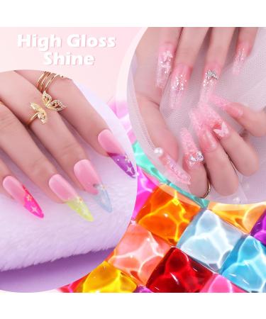 Noirwhite Jelly Gel Polish 20 Colors Trendy Neon Jelly Gel Nail Polish Kit Glossy Crystal Transparent Gel Polish Nude Pink Purple Green Blue Yellow Red Colors Jelly Nail Polish Set Soak Off UV LED Home DIY Nail Art Salon Jelly Gel Polish Set-2 - Buy Online on GoSupps.com