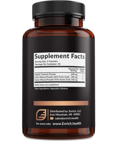 Enrich Fulvic and Humic Minerals - Natural Boost for Health and Wellness - Buy Online on GoSupps.com