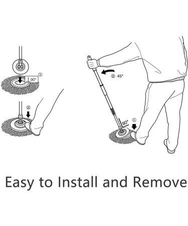 6 Pack Washable Microfiber Spin Mop Refill Heads Compatible with Hurricane Mopnado Spin Mop for Home, Office, and Commercial Use - Buy Online on GoSupps.com