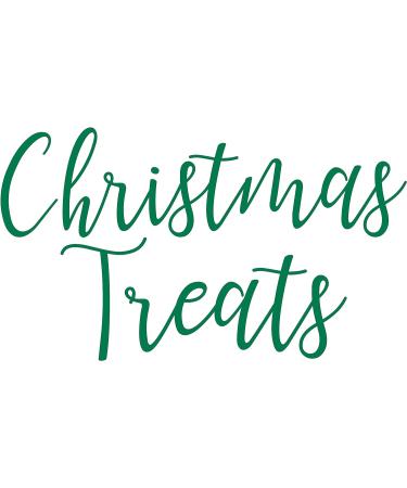 Christmas Treats - Vinyl Sticker Decal Label Transfer for Jar Container. Party Sweets Chocolates Gift Bag Box (Small - 3cm Tall Capital Letter Height Rose Pink) Small - 3cm tall Capital Letter Height Rose Pink - Buy Online on GoSupps.com