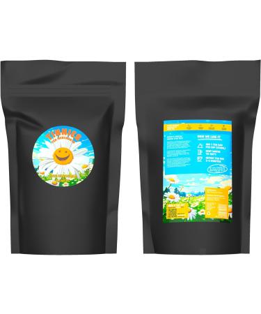 Premium Chamomile Flower Pyramid Tea Bags | 40 Pyramid Tea Bags | Soothing and relaxing | Helps Bloating & Digestion | Improves Sleep | Whole Flower Caffeine Free Gluten Free | Resealable Pouch - Buy Online on GoSupps.com