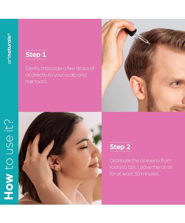 artnaturals Biotin Collagen Hair Oil 4oz - Volumizing Strengthening & Nourishing Formula for Hair Growth Frizz Control & Manageability - International Shipping Available - Buy Online on GoSupps.com