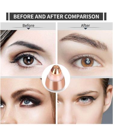Greendhat Rose Gold Replacement Heads for Flawless Eyebrow Hair Remover - 5Pcs, Painless Trimmer Blades for Perfect Touch, Smooth Finish - As Seen On TV, 18K Gold-Plated - Buy Online on GoSupps.com