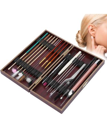 20pcs Stainless Steel Earwax Remover Kit - Professional Ear Wax Removal Tools for Thorough Cleansing - Buy Online on GoSupps.com