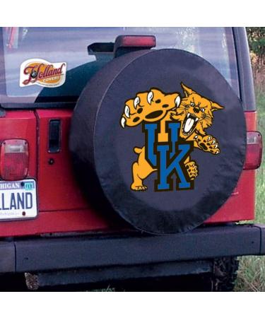 Kentucky Wildcats Tire Cover with Mascot Black D10 (30.75"x10") - Buy Online on GoSupps.com