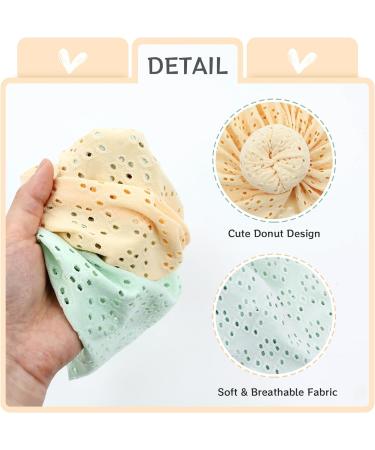 Cinaci 6-Piece Cute Stretchy Baby Turban Hats with Bow - for Girls Newborns to Toddlers - Buy Online on GoSupps.com