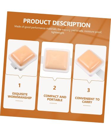 Healvian Syringe Injection Rest Head on Practice Pad - Nursing Trainer & Practice Device - Buy Online on GoSupps.com