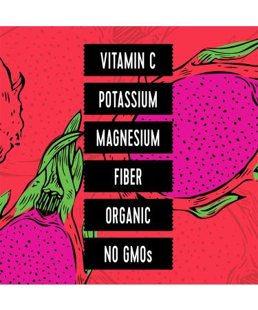 Organic Freeze Dried Red Dragon Fruit Powder - USDA & Oregon Tilth Certified (8oz) | Pitaya Foods - Buy Online on GoSupps.com