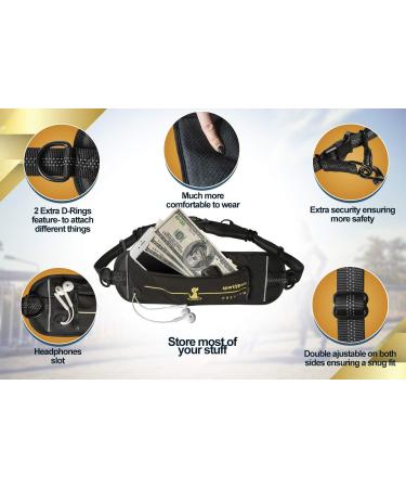 Premium 2-in-1 Jogging Leash & Normal Dog Leash for Medium & Large Dogs | Double Handle & Belly Belt for Jogging Hiking & Walking - Buy Online on GoSupps.com