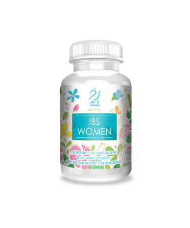 ACTIF IBS Women Maximum Support with 10+ Advanced Factors Non GMO Made in USA 60 Count