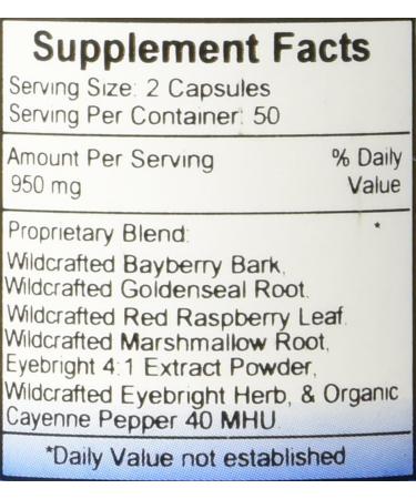 Dr. Christopher's Original Formulas Herbal Eyebright Formula Capsules 100 Count - Buy Online on GoSupps.com