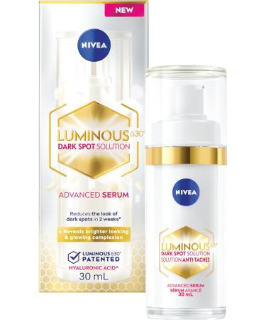 NIVEA LUMINOUS630 Dark Spot Solution Advanced Serum | Visibly reduces dark spots in just 2 weeks & Q10+ Firming Body Lotion | With 2 antioxidants : Q10 coenzyme + Vitamin C - Buy Online on GoSupps.com
