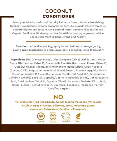 Desert Essence Coconut Shampoos Hair Conditioners and Hand & Body Lotions Travel Size Trio Pack 3 x 44mL - Buy Online on GoSupps.com