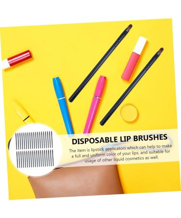 50pcs Multi-Function Lip Brush Set - Plastic Lipstick & Lip Gloss Applicators for Perfect Makeup Application - Buy Online on GoSupps.com