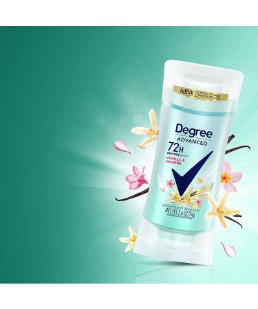 Degree Women's Antiperspirant Deodorant 72-Hour Sweat & Odor Protection, Vanilla & Jasmine, 2.6 oz - 4 Pack - Buy Online on GoSupps.com