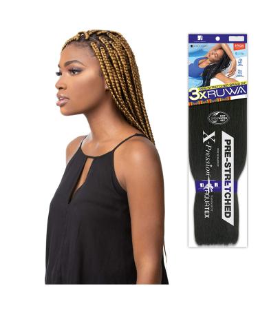 Sensationnel 3X RUWA Prestretched Braids 24 inch - Kanekalon Aquatex Water Repellent Hair (3 Pack) - Buy Online on GoSupps.com