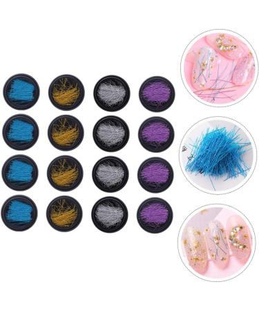minkissy Nail Art Wire 48 Boxes Manicure Ornaments Nail Art Threads Manicure Threads Nail Metal Wire Manicure Metal Wire Nail Wire Nail Art Ornaments Manicure Wire Decorations Charm Alloy - Buy Online on GoSupps.com