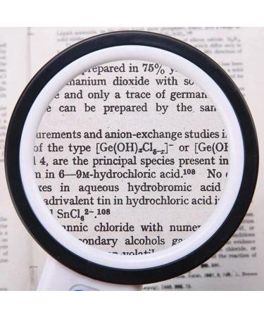 Lightweight Magnifying Glass 30X High-Definition Optical Glass Lens Hand-Held Magnifier for Reading Books Magazines and Newspapers Lofty Ambition - Buy Online on GoSupps.com