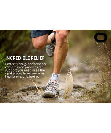 Plantar Fasciitis Socks with Arch Support for Men & Women - Best Ankle Compression Socks for Foot and Heel Pain Relief - Better Than Night Splint Brace Orthotics Inserts Insoles S/M (4-5.5 Men / 4-6.5 Women) White - Buy Online on GoSupps.com