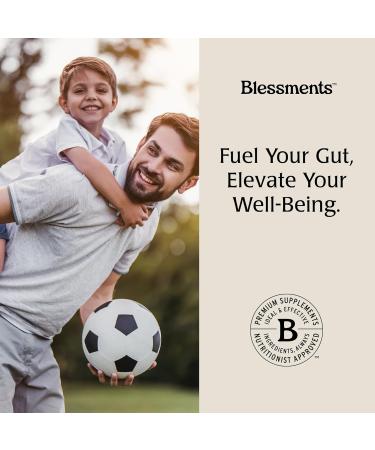 Blessments - Prebiotic Fiber Gummies for Adults & Kids with No Added Sugar- 5g (60 Count) High Fiber Supplement Gummies - Vegan - Keto Friendly - Digestive Health Supplements - Buy Online on GoSupps.com