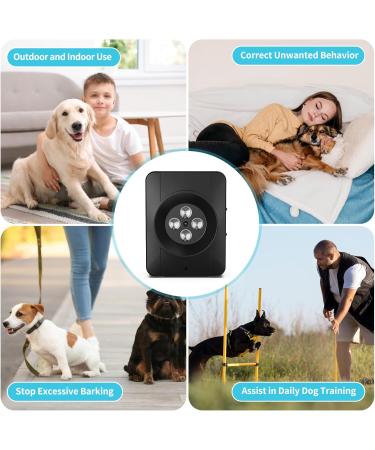 Anti-Bark Devices for Dogs | Rechargeable 4 Transmitters & 33ft Ultrasound Control | Safe for Small to Large Dogs - Buy Online on GoSupps.com