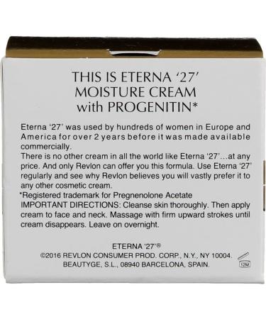 Revlon Eterna '27' Moisture Cream 2 oz (Pack of 4) - Proven Progenitin Formula - Buy Online on GoSupps.com