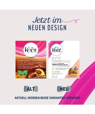 Sugaring Sugar Paste for Hair Removal - Veet 2-Pack (500ml) | Achieve Smooth Skin for Up to 4 Weeks - Buy Online on GoSupps.com