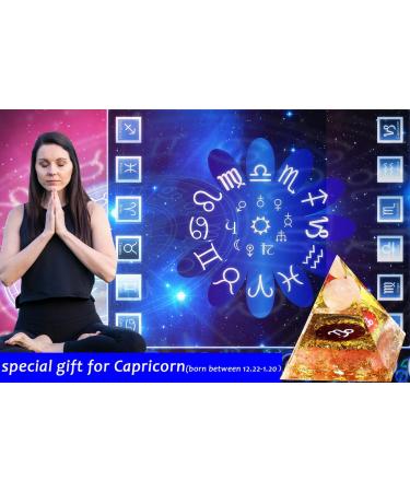 Capricorn Tower Healing Crystals: Positve Energy Orgone Tower for Men & Women - Spiritual Gifts for Reki, Meditation & Luck - Buy Online on GoSupps.com
