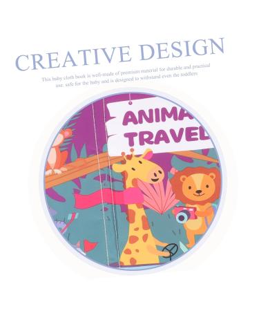 Toddmomy Baby Cloth Book - Crinkle Touch and Feel Book for Babies - Purple Polyester Toddler Gift - Buy Online on GoSupps.com