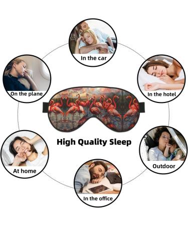 Flamingo Sleep Mask - Adjustable Breathable & Fashionable Eye Mask for Ultimate Comfort | Shop Internationally - Buy Online on GoSupps.com