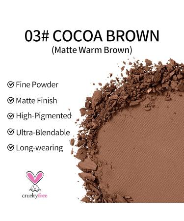 Erinde Brown Eyeshadow Palette - Nude Matte Waterproof Pressed Powder High Pigment & Long-Lasting Eye Makeup - Buy Online on GoSupps.com