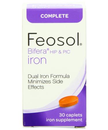 Feosol Complete with Bifera Supplements 30 Count