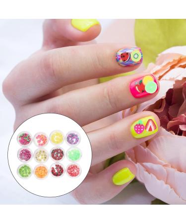 Healeved 2 Sets DIY Nail Fruit Nail Accessories Pottery Making Supply Home Use Decor Polymer Clay Fruit Slices Manicure Kit DIY Kits Slice Nail Art Puzzle Soft Pottery Charm Nail Flakes 3d - Buy Online on GoSupps.com