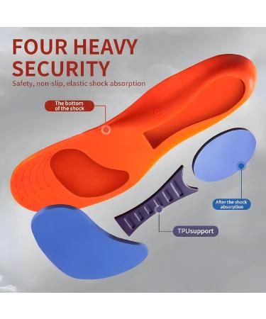Orthotic Gel Insole for Men and Women Plantar Fasciitis Arch Adjustable Support Soles Flat-Feet Inner Heel Insoles shin Splint Flat feet Plantar Fasciitis Foot Work - Buy Online on GoSupps.com