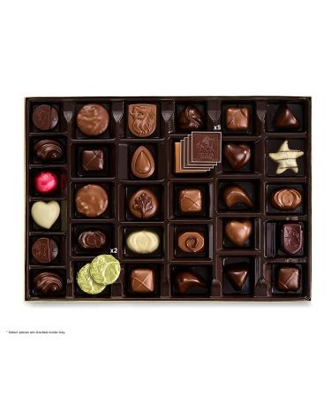 Godiva Assorted Chocolate Truffles Gold Gift Box with Happy Birthday Ribbon - 14.6 Oz - Buy Online on GoSupps.com