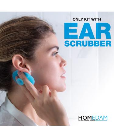 Silicone Back Scrubber Set for Shower - Exfoliating Body Brush & Washer for Men & Women - Buy Online on GoSupps.com