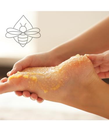 Silky Sugar Scrub by BeesOline | 19oz Turmeric Exfoliant with Organic Oils | Premium Cane Sugar - Exfoliate & Nourish Skin - Buy Online on GoSupps.com