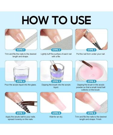 PEACECOLOR 120ML Acrylic Liquid Acrylic Monomer for Acrylic Powder Professional System Acrylic Nail Liquid for Acrylic Nails Extension Non-Yellowing Beauty Gifts color 165 - Buy Online on GoSupps.com