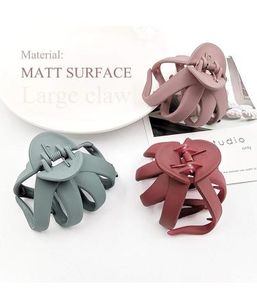 Xiaozhifu 6-Piece Hair Clips Set for Women & Girls - Perfect for Thick Hair - Stylish & Durable - Buy Online on GoSupps.com
