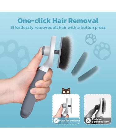 ZIMCATE Catriations Ergonomic Cleaning Brush for Short & Long-Haired Pets | Patented Design for Easy Cleaning & Underwool Care - Buy Online on GoSupps.com