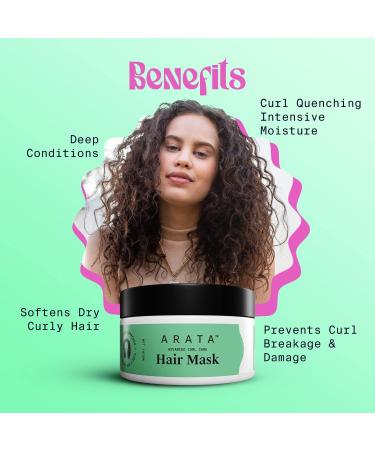 Shop Advanced Curl Care Hair Mask - Intensive Moisture & Strength Control | Plant-Based Deep Conditioning with Hyaluronic Acid Shea Butter & Natural Oils - 100 gm - Buy Online on GoSupps.com