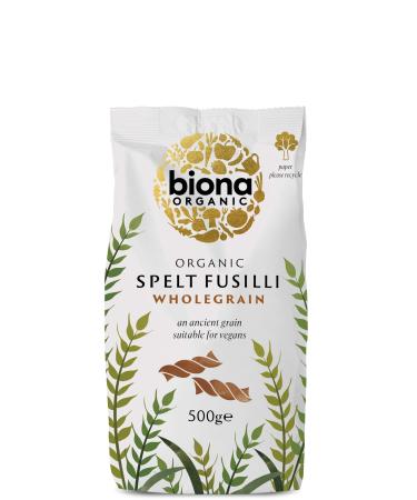Biona (3 PACK) - Biona - Org Wholemeal Spelt Fusilli | 500 g | 3 Pack BUNDLE by Biona