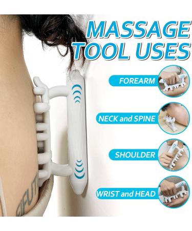 Fascia Massage Gear - Trigger Point Massager for Deep Tissue Relief & Myofascial Relaxation | Perfect for Neck Shoulders Calves & Back - Buy Online on GoSupps.com