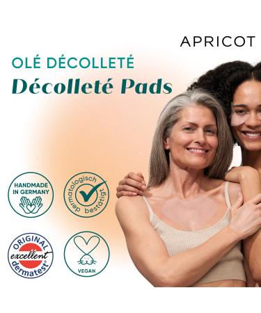 Apricot Beauty Dekoltee Pad - Anti-Wrinkle Silicone Pad for Cleavage Tightening | Dermatologist Approved | Made in Germany (1 Pack No Hyaluronic Acid) - Buy Online on GoSupps.com